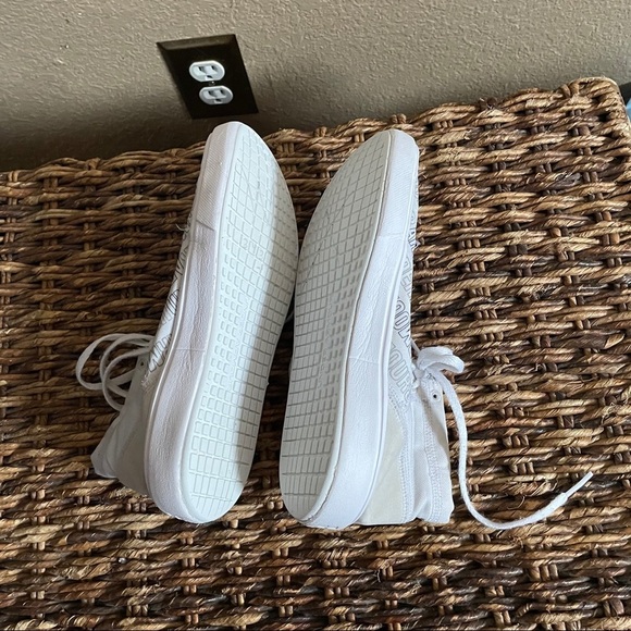 Under armour high tops youth 3.5 white/off white - Picture 7 of 8